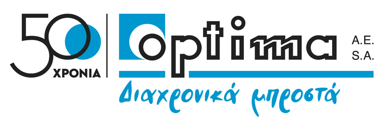 Optima 50years logo